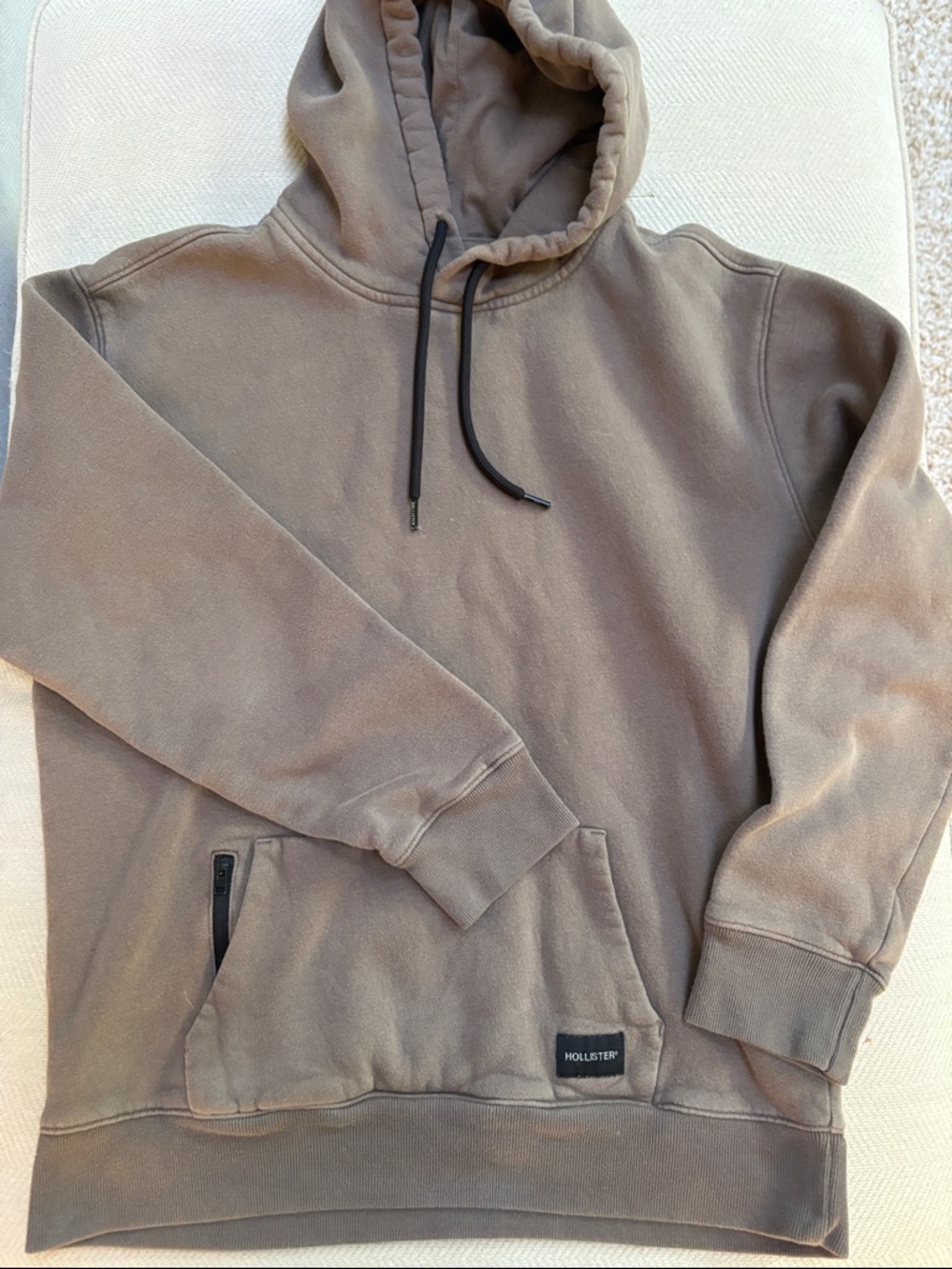 Hollister Taupe Brown Pullover Hoodie